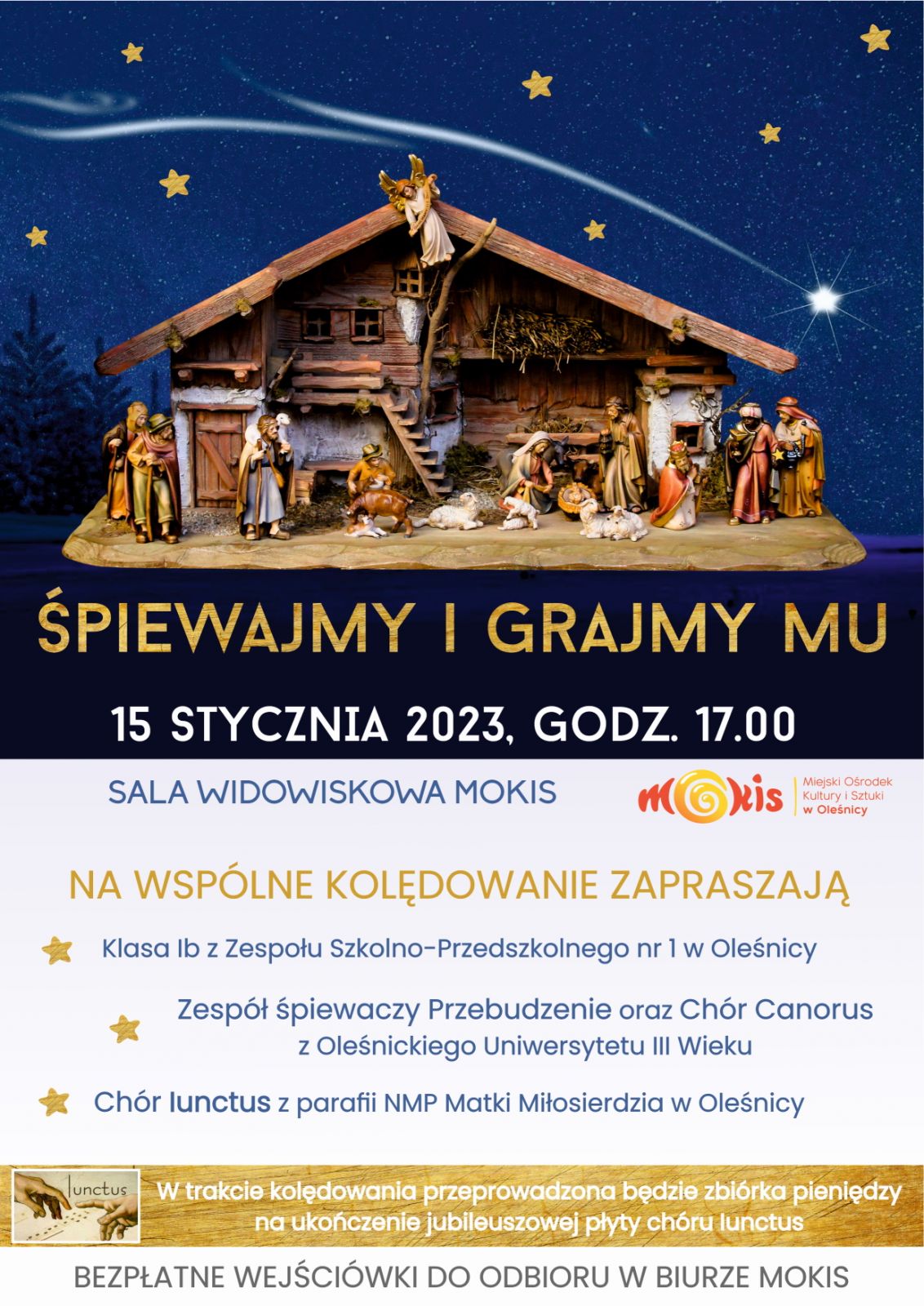 Koncert kolęd plakat